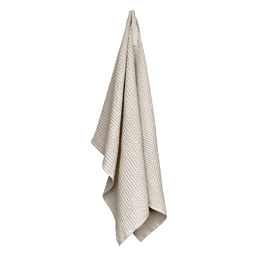 Organic Big Waffle Towel Towel The Organic Company Stone  