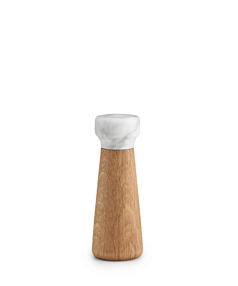 Craft Salt & Pepper Mill Pepper Mill Normann Copenhagen Short White Oak/White Marble 