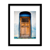 "Casa Azul" Framed Print Art Print Lindsay Upson Photography 11" x 14" Framed Black 