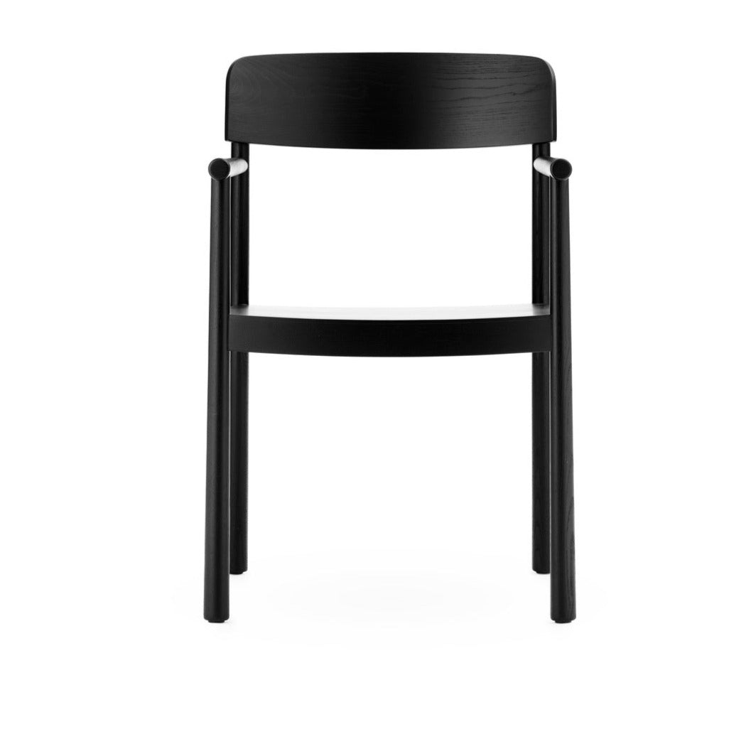 Timb Armchair, Leather Dining Chair Normann Copenhagen   