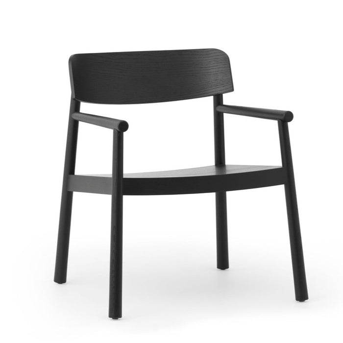 Timb Lounge Armchair Lounge Chair Normann Copenhagen Wood Black 