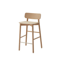 Hven Bar Stool Stool FRITZ HANSEN Oak White Soap  