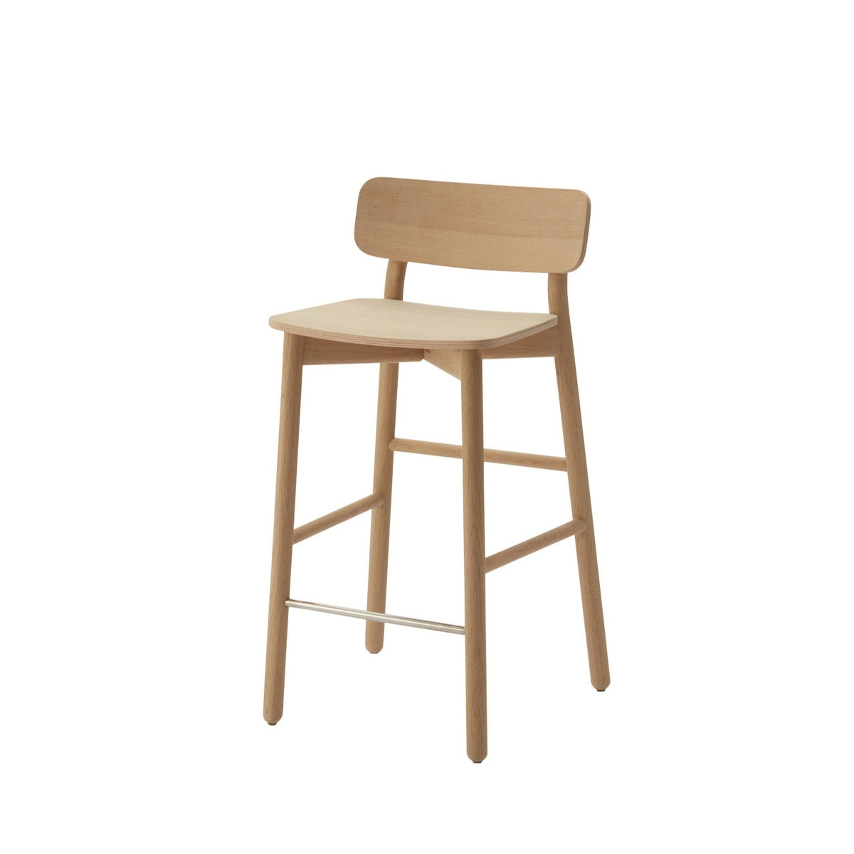 Hven Bar Stool Stool FRITZ HANSEN Oak  