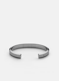 Icon Cuff Bracelet Skultuna Medium Matte Steel 