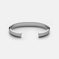 Icon Cuff Bracelet Skultuna Medium Silver Plated 