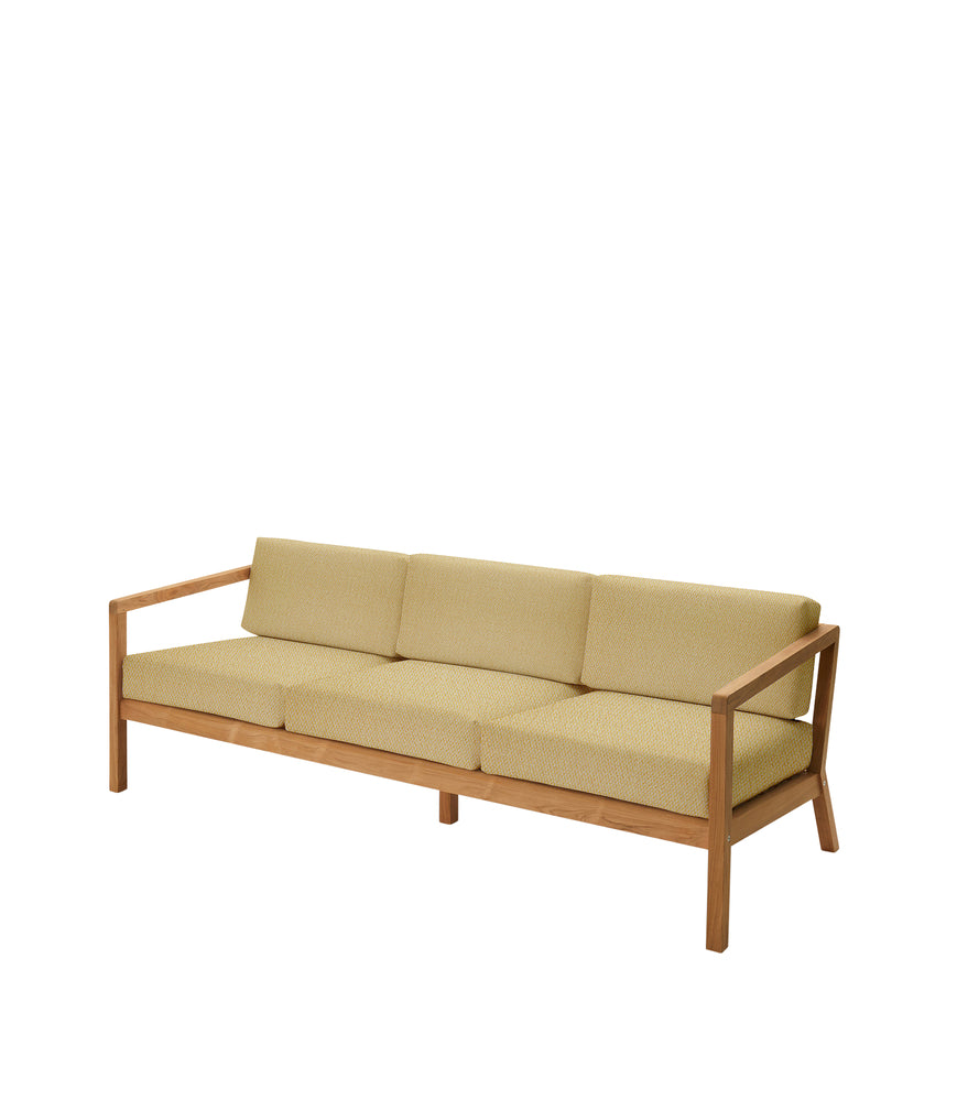 Virkelyst Sofa Sofa FRITZ HANSEN Honey Yellow Three Seat 