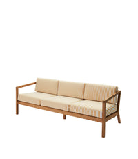 Virkelyst Sofa Sofa FRITZ HANSEN Golden Yellow Stripe Three Seat 