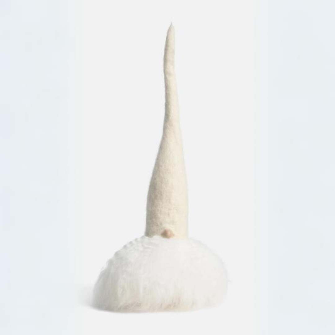 Classic Tomte 10" Gnome Asas Tomtebod White Cap/White Hair  