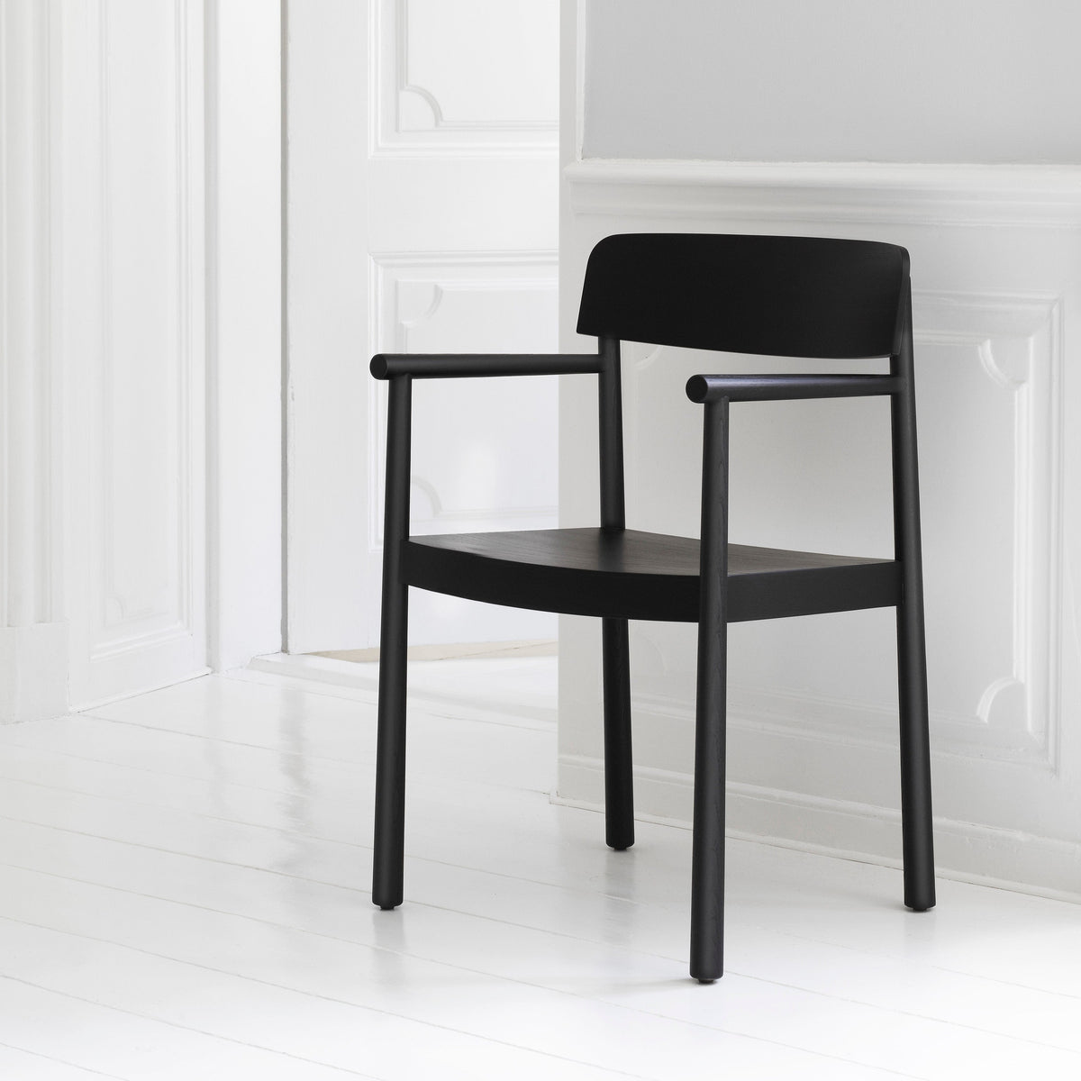 Timb Armchair, Leather Dining Chair Normann Copenhagen   