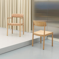 Timb Armchair, Leather Dining Chair Normann Copenhagen   