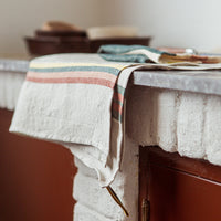 Leather Stripe Dock Tea Towel Hand Towel Libeco