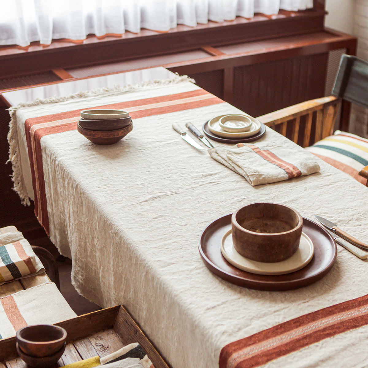 Belgian Table Throw Tablecloth Libeco   