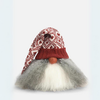 Viktor Knitted Cap Gnome Asas Tomtebod Red Knitted Cap  