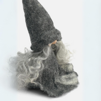 Tova Gnome Gnome Asas Tomtebod Grey Cap/Grey Dress  