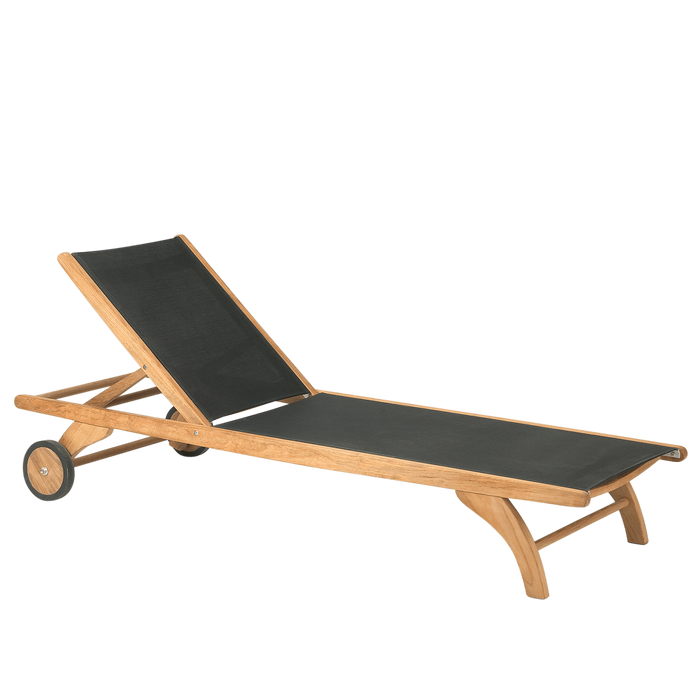 Columbus Sun Lounger Sunlounger FRITZ HANSEN Black  