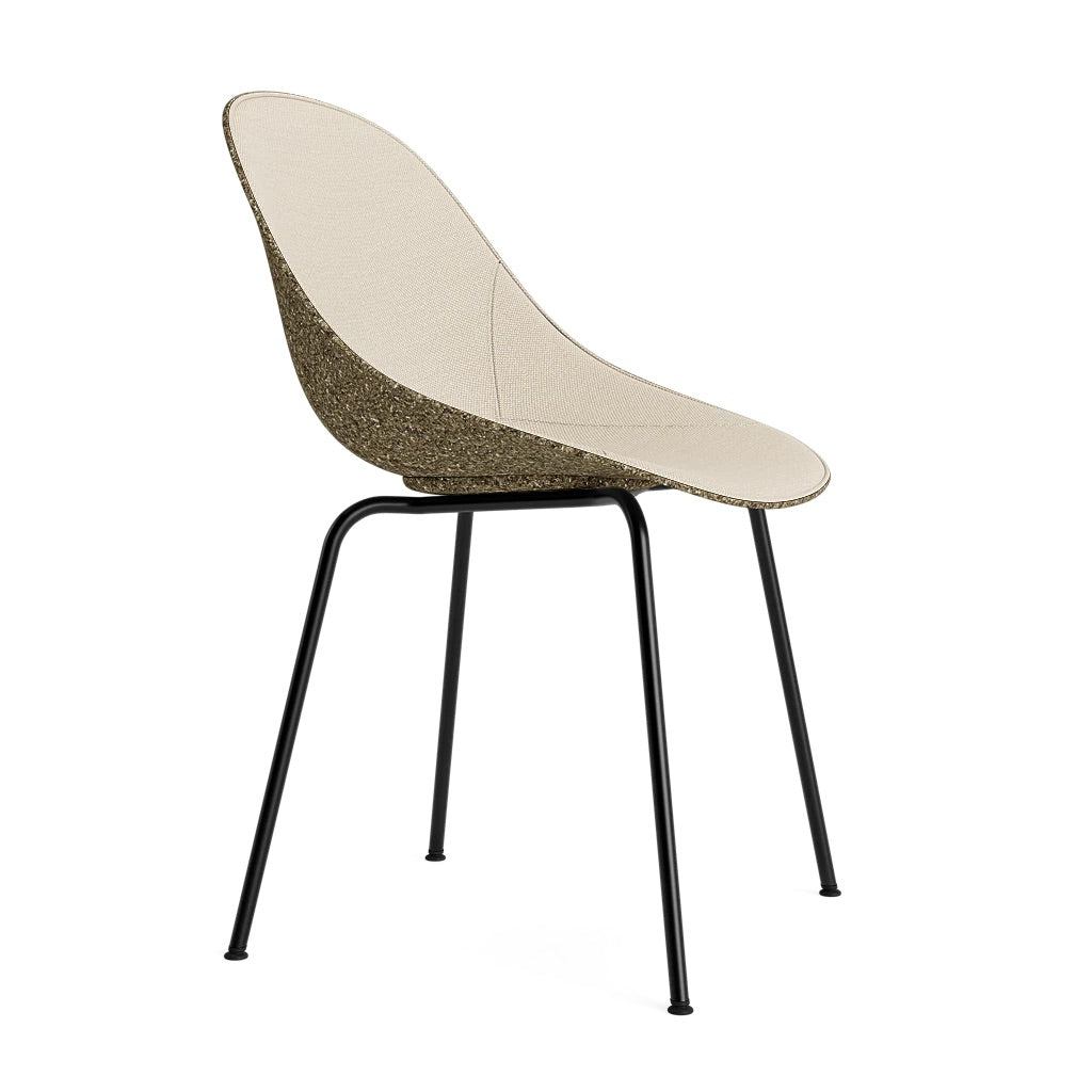 Mat Upholstered Front Chair Dining Chair Normann Copenhagen Black Seaweed Hallingdale 200