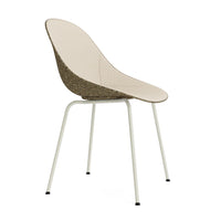 Mat Upholstered Front Chair Dining Chair Normann Copenhagen Cream Seaweed Hallingdale 200