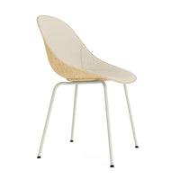 Mat Upholstered Front Chair Dining Chair Normann Copenhagen Cream Hemp Hallingdale 200