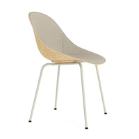 Mat Upholstered Front Chair Dining Chair Normann Copenhagen Cream Hemp Hallingdal 220