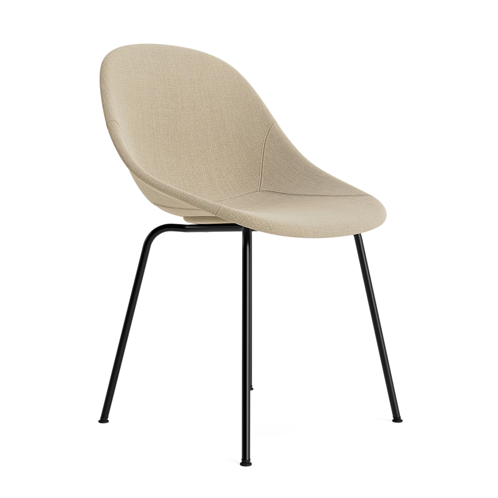 Mat Full Upholstered Chair Dining Chair Normann Copenhagen Black Remix 242 