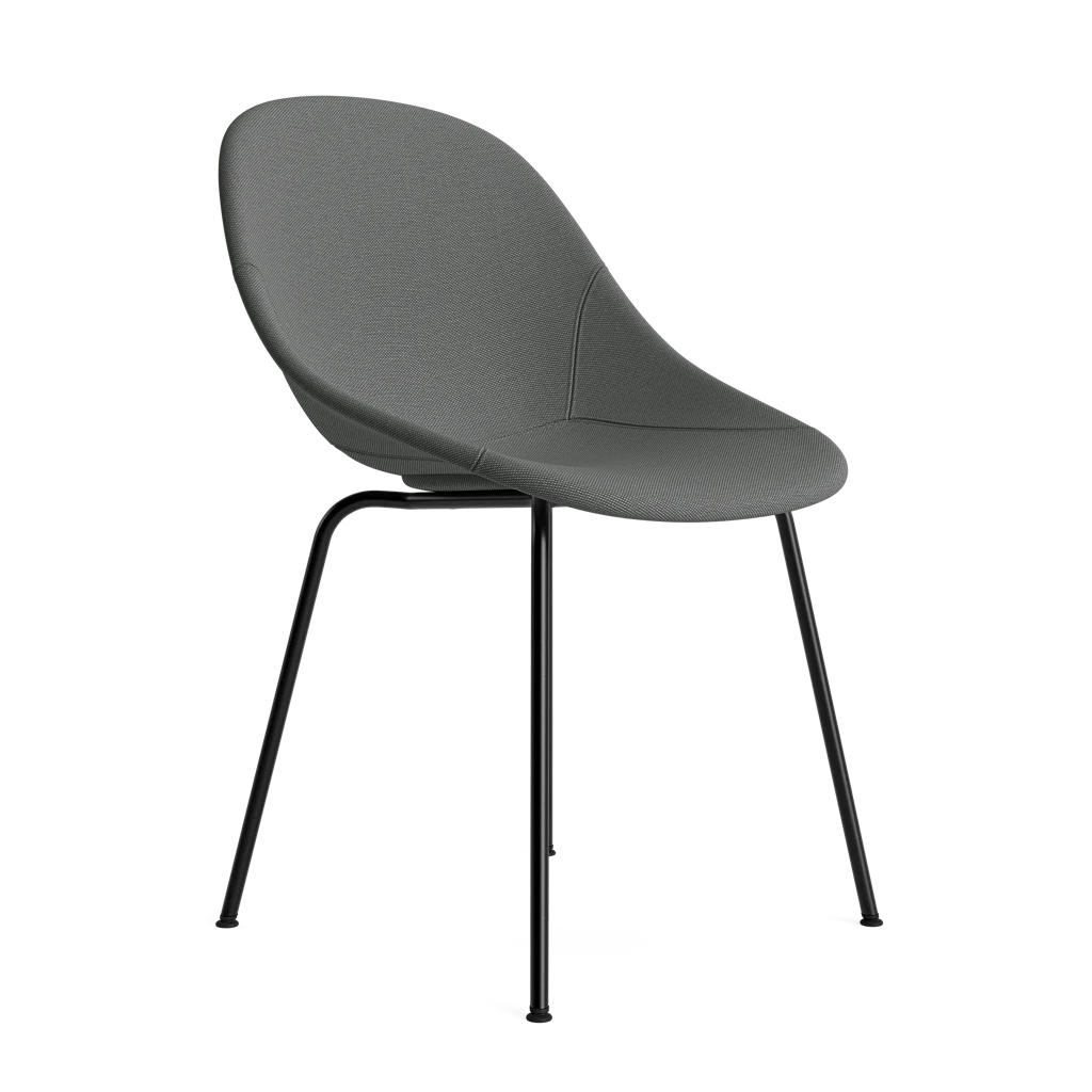 Mat Full Upholstered Chair Dining Chair Normann Copenhagen Black Steelcut Trio 176 