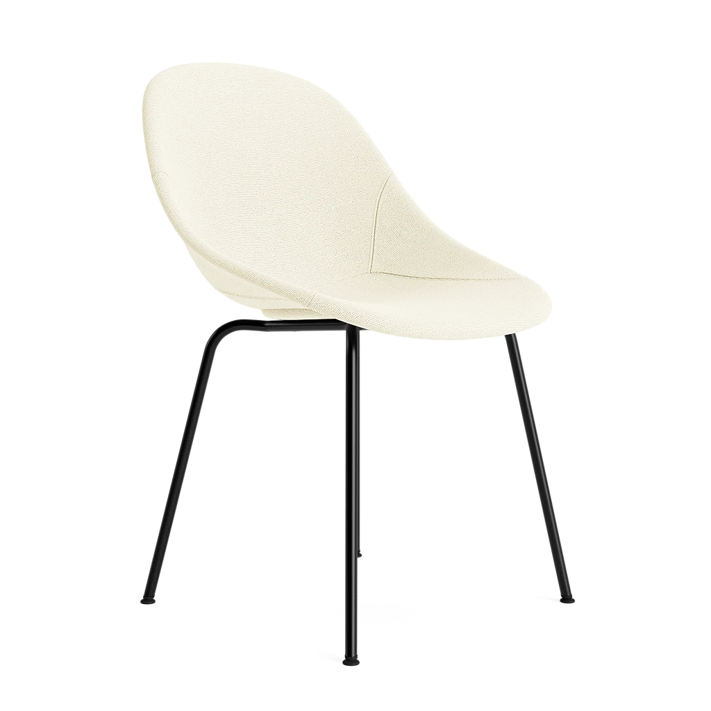 Mat Full Upholstered Chair Dining Chair Normann Copenhagen Black Hallingdal 100 