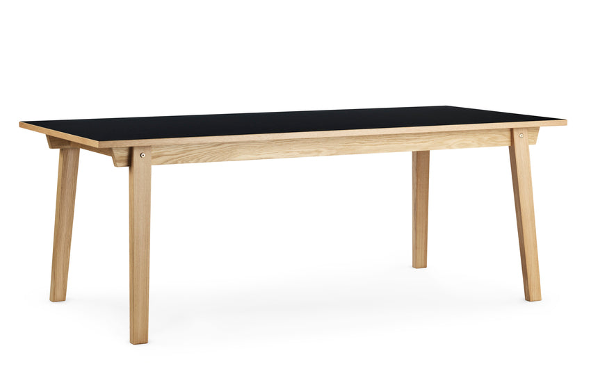 Slice Linoleum Dining Table Dining Table Normann Copenhagen H: 29.13 x W: 35.43 x L: 78.74 in  