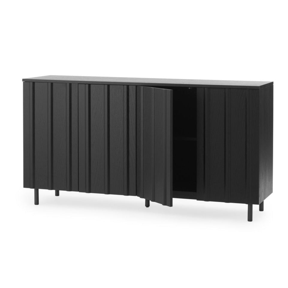 Rib Sideboard Sideboard Normann Copenhagen Soft Black  