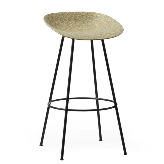 Mat Barstool Barstool Normann Copenhagen Black Seaweed 