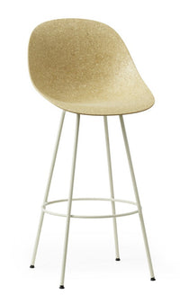 Mat Bar Chair Barstool Normann Copenhagen Cream Hemp 