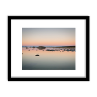 "Mono Lake at Sunset" Framed Print Art Print Lindsay Upson Photography 11" x 14" Finished Frame Black 