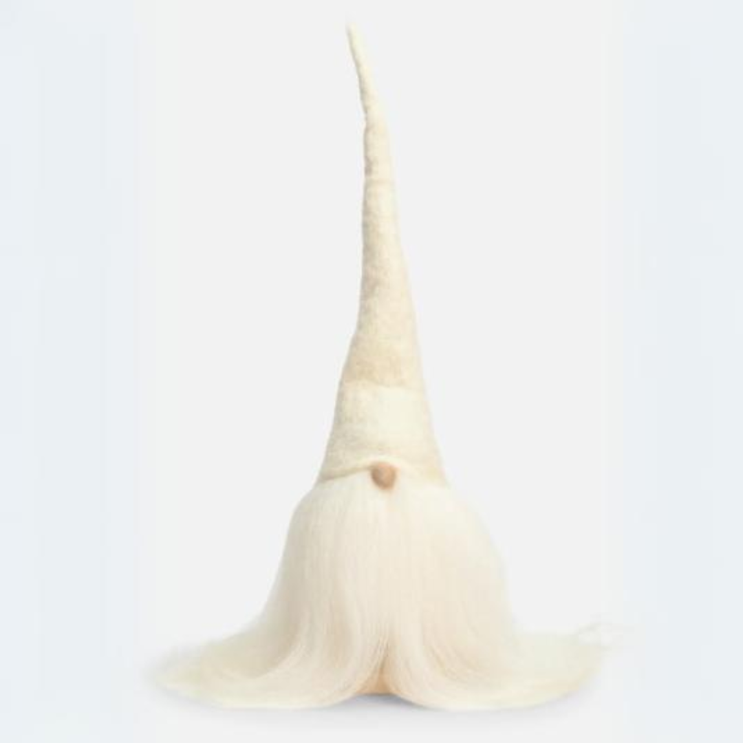 Classic Tomte 12" Gnome Asas Tomtebod White Cap/White Hair  