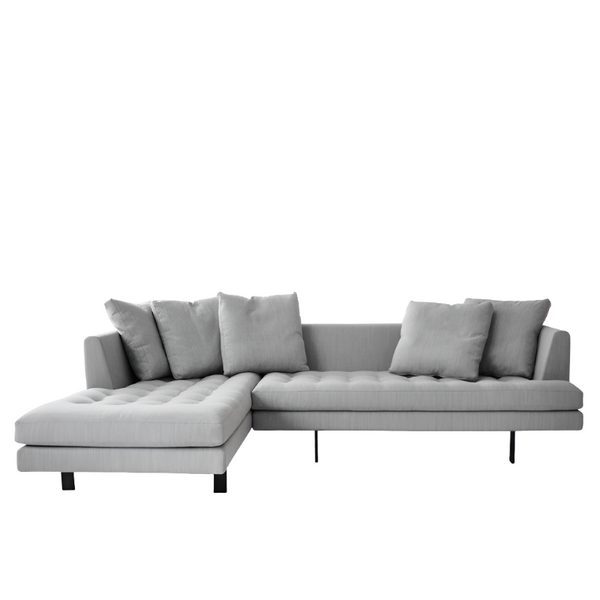 Edward Sectional Sofa Bensen Left 104"W x 69"L Tundra 08