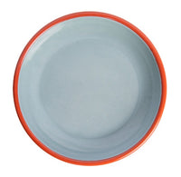 The Get Out x CCH Dinner Plate Dinnerware Crow Canyon Tomato And Smoke Blue  