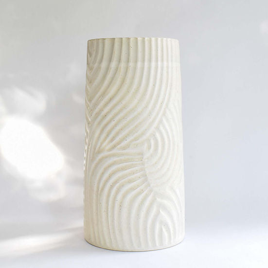 Tall Carved Vase Vase Richard Lau   