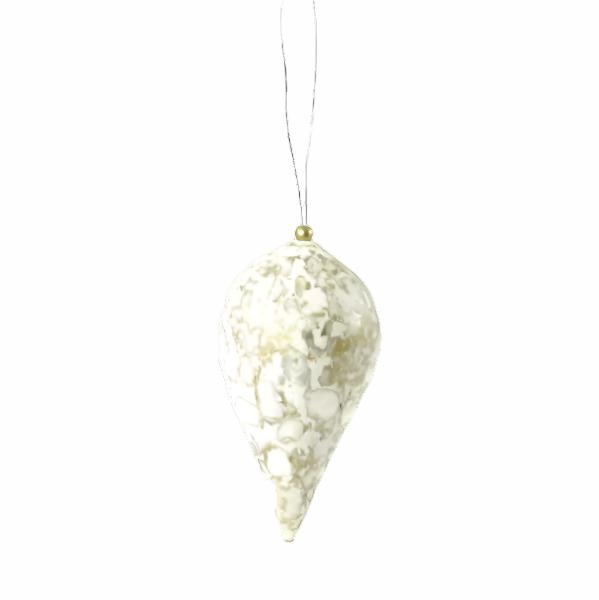 Drop Ornament, Gold Granite Holiday Ornaments Kinta   