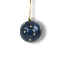 Ornament, Dots in Anthracite/Gold Holiday Ornaments Kinta   