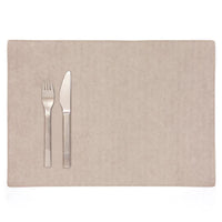 Washable Paper Placemat -Rectangle Table Linens Uashmama Grey Rectangle 