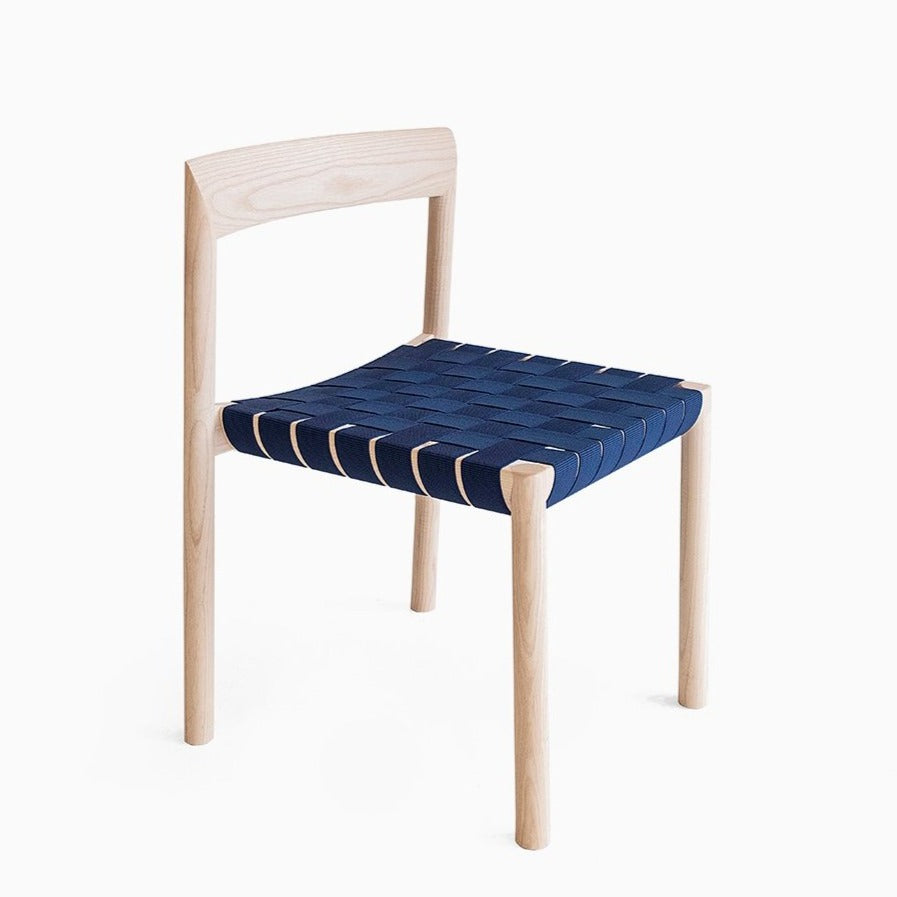 Stax Chair Chair Bensen Ash Webbing Navy Blue 