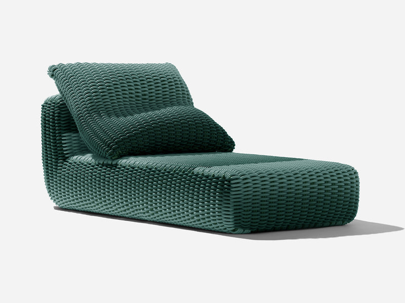 Chaise Lounge Outdoor Chaise Shore Studios Gradient Deep Ocean  