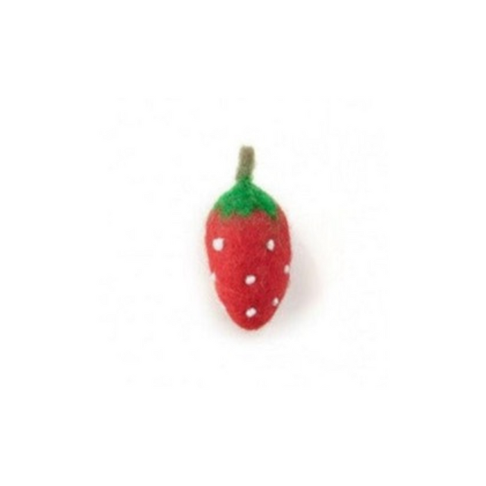 Felted Strawberry Decor Muskhane   