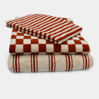 Organic Bath Sheet, Stripe Towel Homehagen   