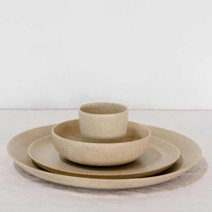 Stone by Tone Dish Set, White Dinnerware Stone by Tone