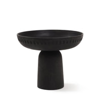 Nera Bowl, Large Decorative Bowl Zanat Black Stained Maple  