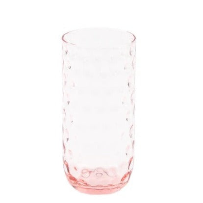 Bubble Glass, Tall Glassware Kodanska Tall Pink 