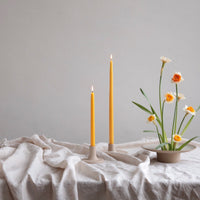 Taper Candles, Saffron Candle The Floral Society   