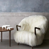 Fluffy Lounge Chair Eikund Natural White White Oiled Oak 