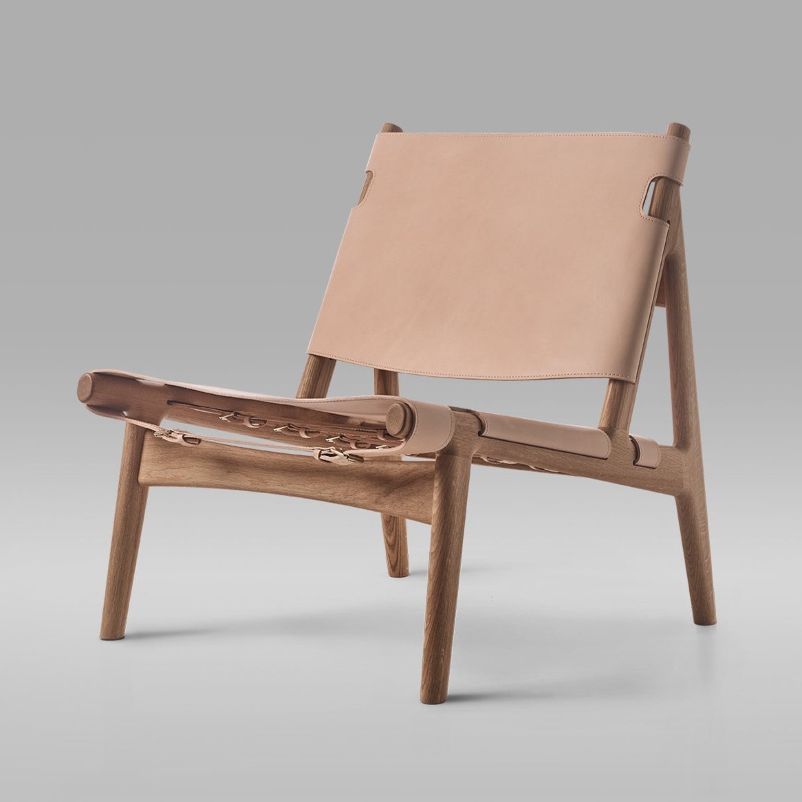 Hunter Lounge Chair Furniture Eikund Natural White Oiled Oak 