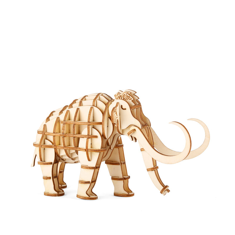 3D Wooden Puzzle, Mammoth Game Kikkerland   