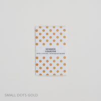 Small Card/Envelope Note Cards Hataguchi Collective Gold Confetti  